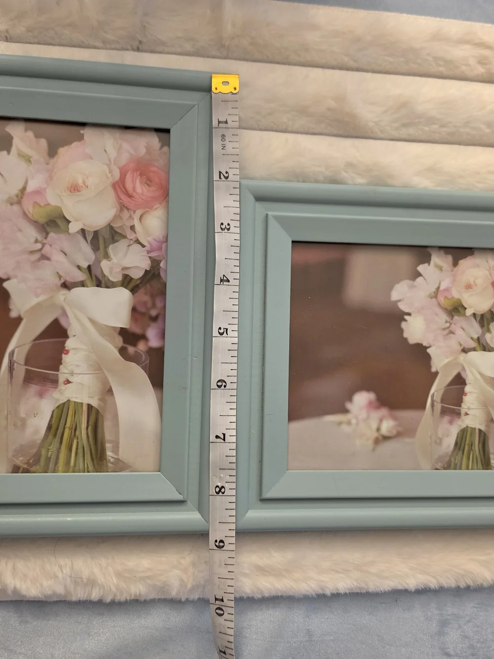 Marble Coaster Set (4), 5x7 (2) Picture Frame, Decorative Salt Rock -Table Decor
